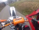 Wheelie Fail Crash 2015 Motocross KTM SX F450